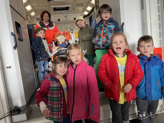 Puppe Paul war bei der Besichtigung mit von der Partie. Bildnachweis: Foto: Michaela Schäfer | Puppe Paul war bei der Besichtigung mit von der Partie. Bildnachweis: Foto: Michaela Schäfer