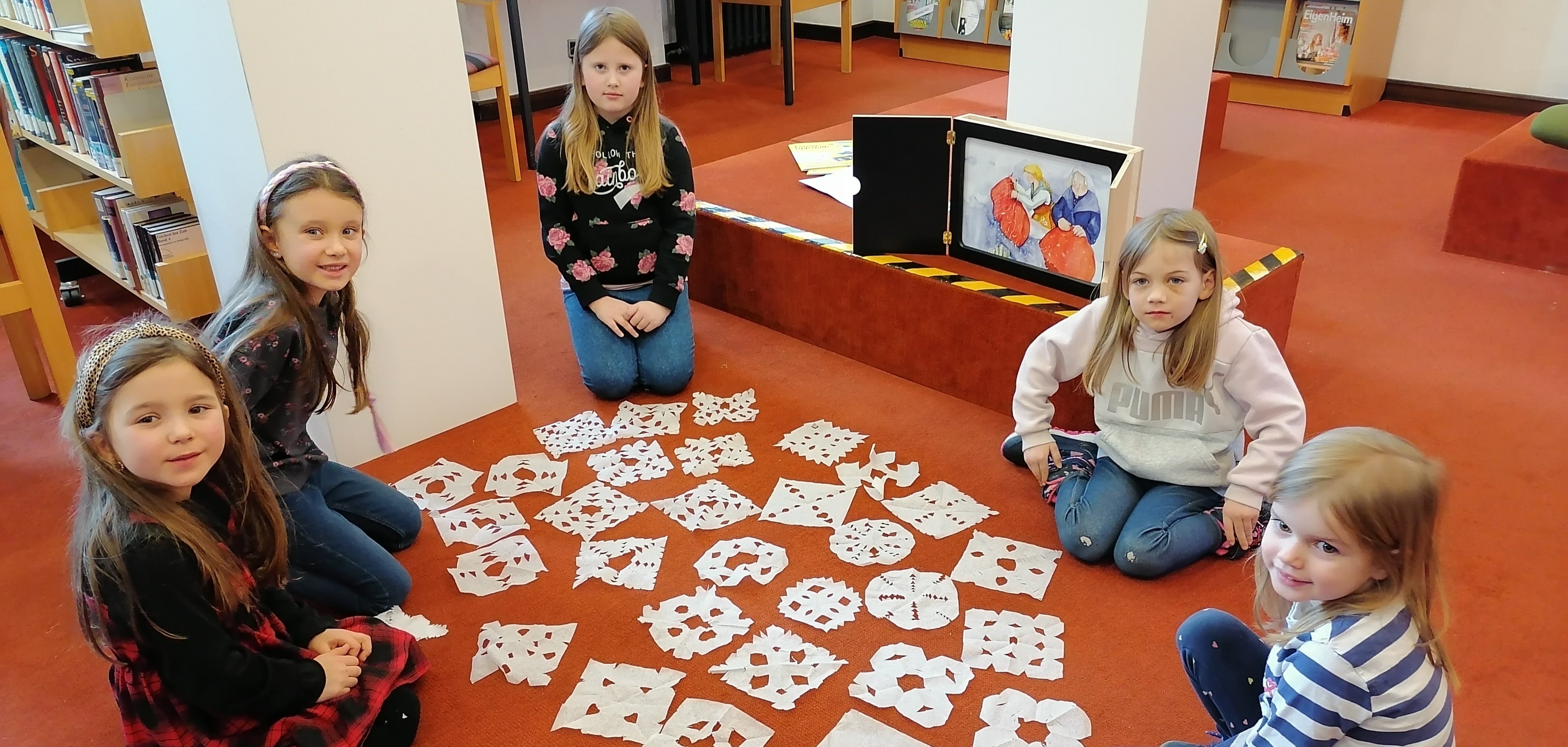 Winterliche Vorlese- und Bastelstunde in der Stadtbibliothek Bad Neuenahr-Ahrweiler