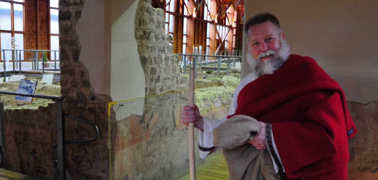 Endlich besucht der Nikolaus die Römervilla wieder.