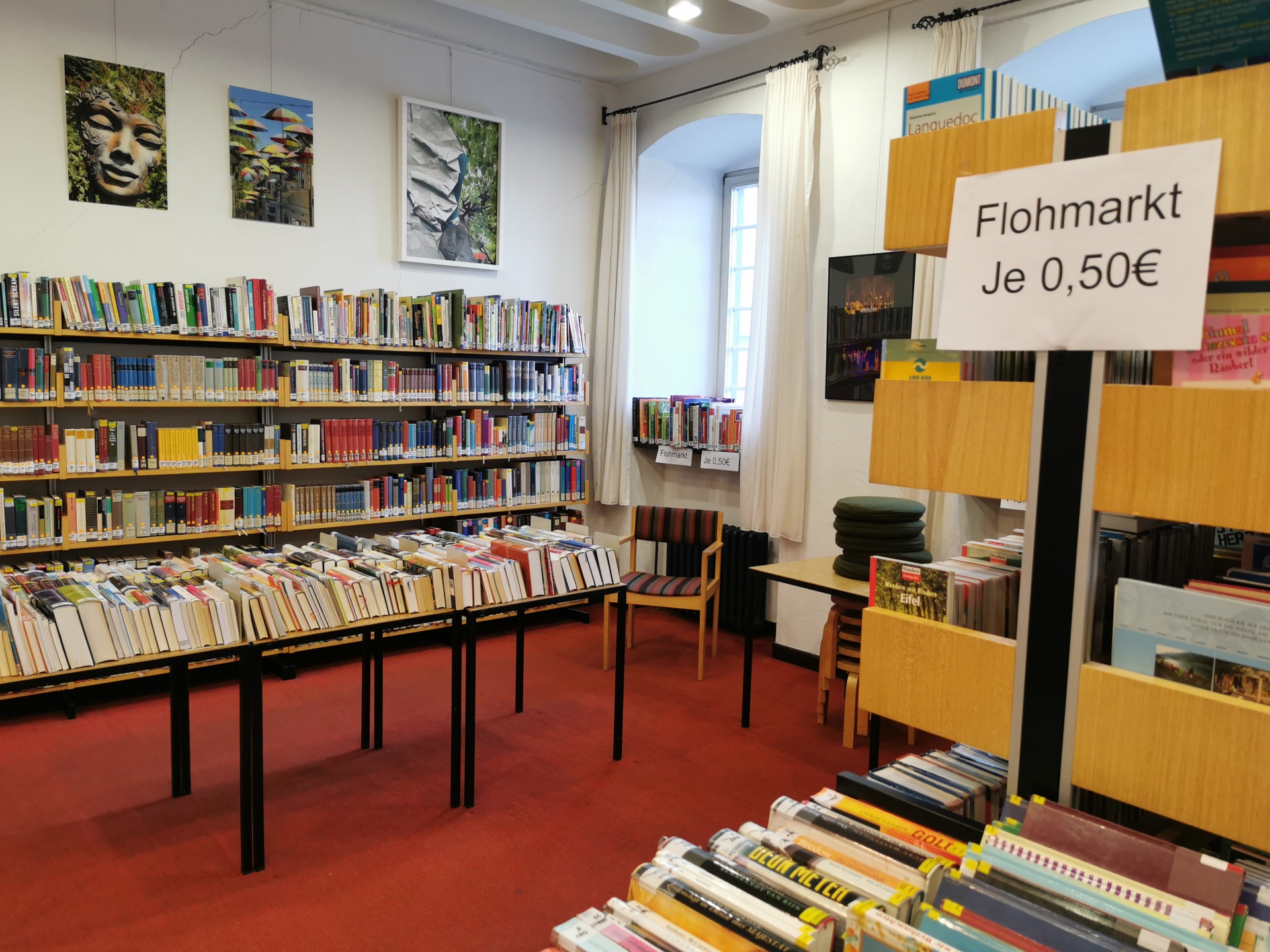Medienflohmarkt in der Stadtbibliothek geht in die Verlängerung Medienflohmarkt in der Stadtbibliothek geht in die Verlängerung