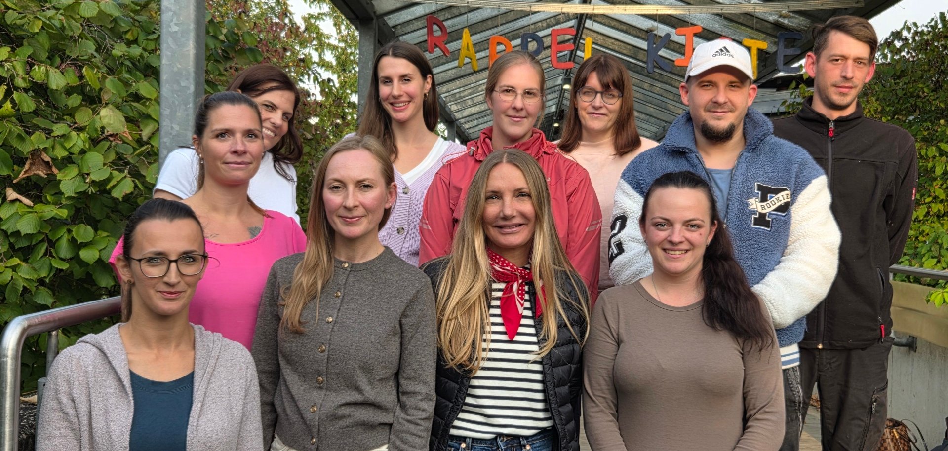 Der neue Elternausschuss der Kita Rappelkiste