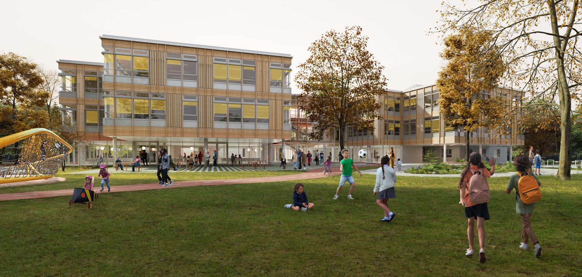 Visualisierung der neuen Grundschule Bad Neuenahr Visualisierung der neuen Grundschule Bad Neuenahr