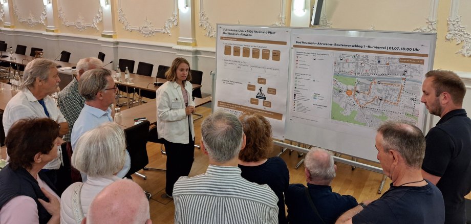 Analyse aus Fußgängersicht: Bürgerinnen und Bürger, Akteure aus Verwaltung und Politik bewerten die Situation im Stadtgebiet von Bad Neuenahr-Ahrweiler