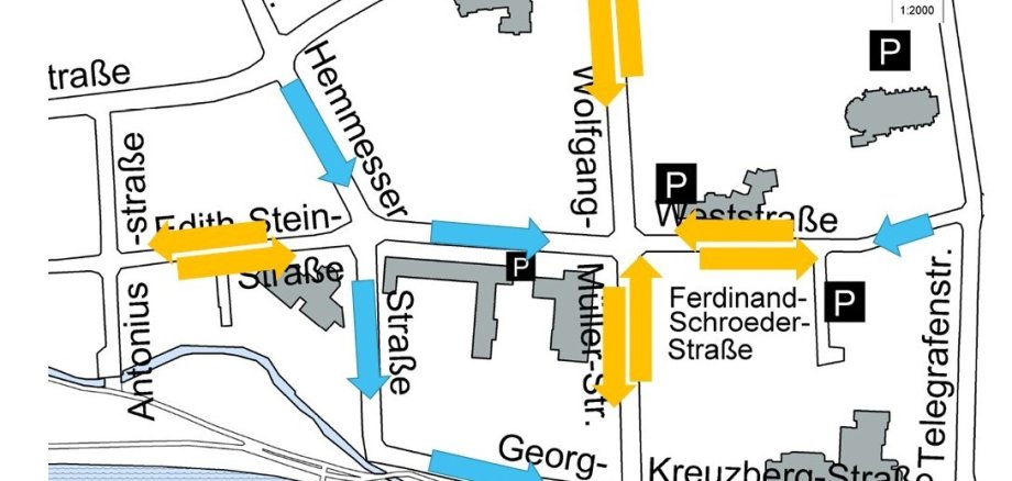 Geänderten Verkehrsführung im Generationenquartier in Bad Neuenahr Geänderten Verkehrsführung im Generationenquartier in Bad Neuenahr