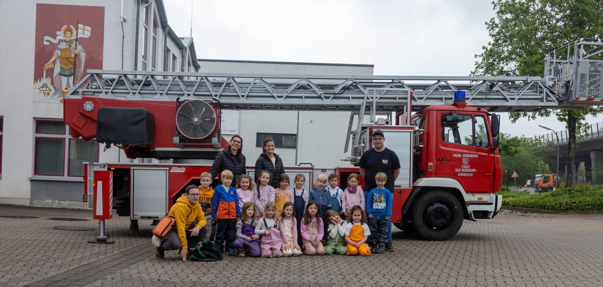 Besuch der Rappelkiste bei der Feuerwehr Bad Neuenahr-Ahrweiler