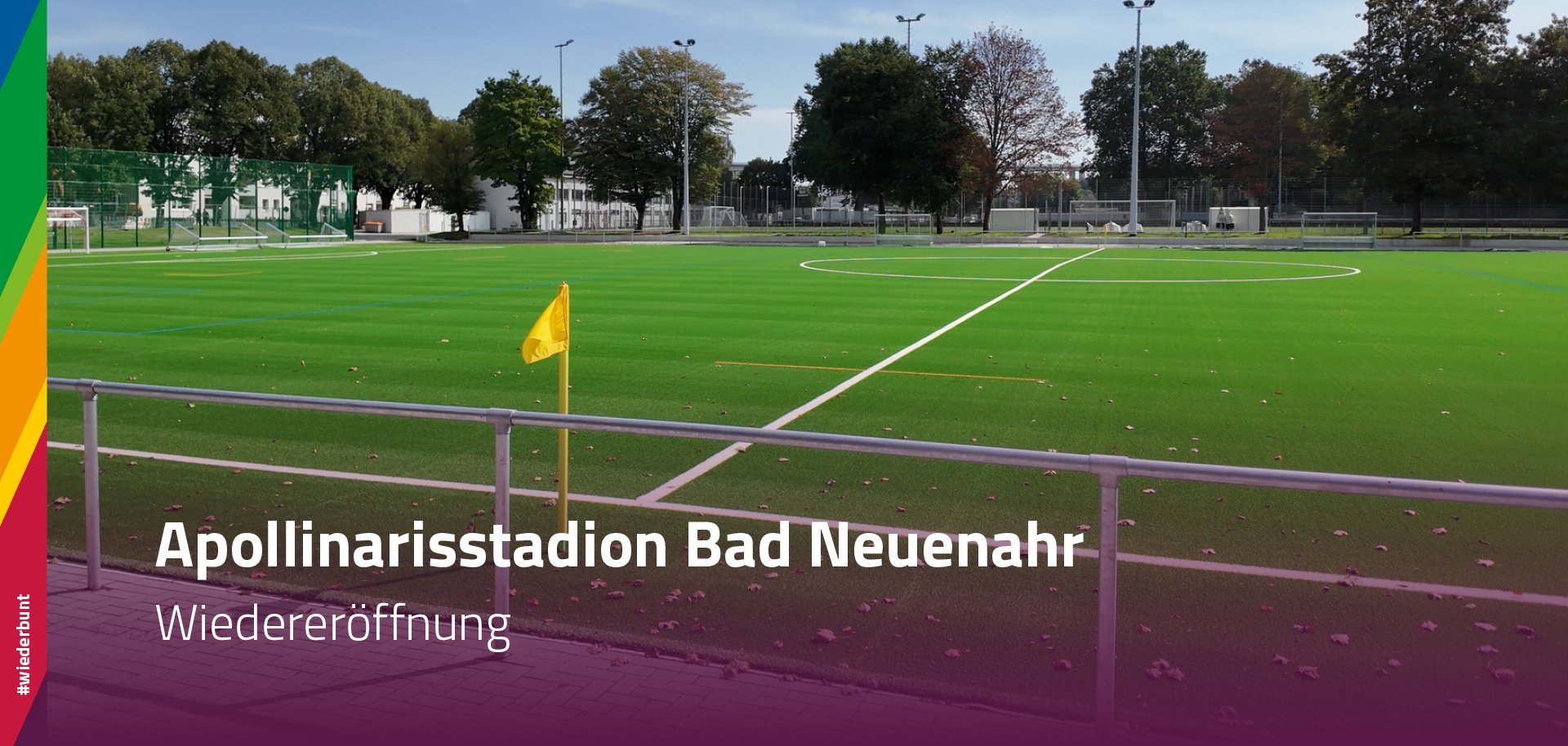 #wiederbunt-Baustellen-Reportage anlässlich der Fertigstellung der Apollinarisstadions