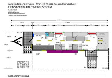 Grundriss Bauwagen