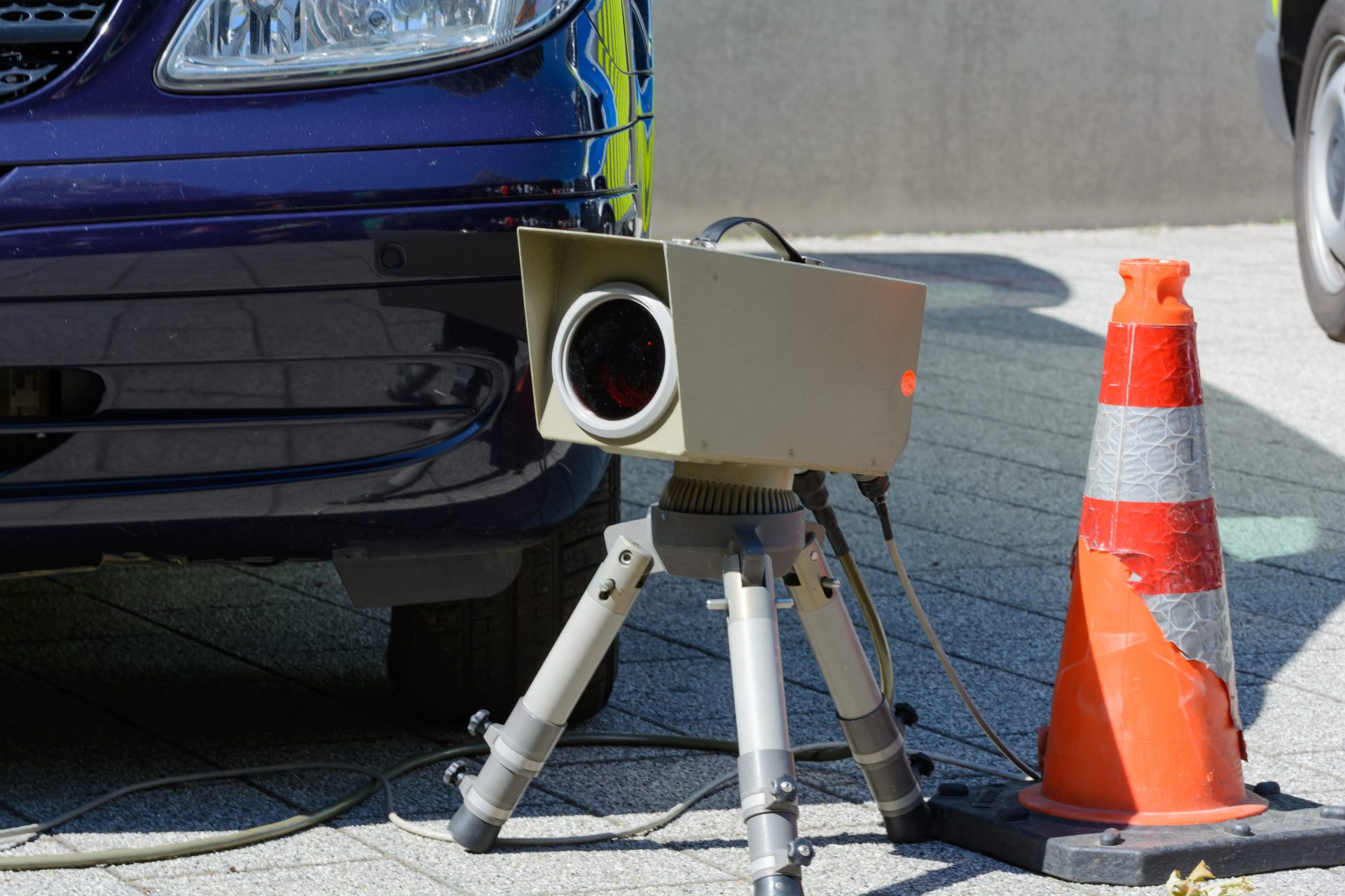 Verkehrsüberwachung zur Feststellung von Geschwindigkeitsüberschreitungen