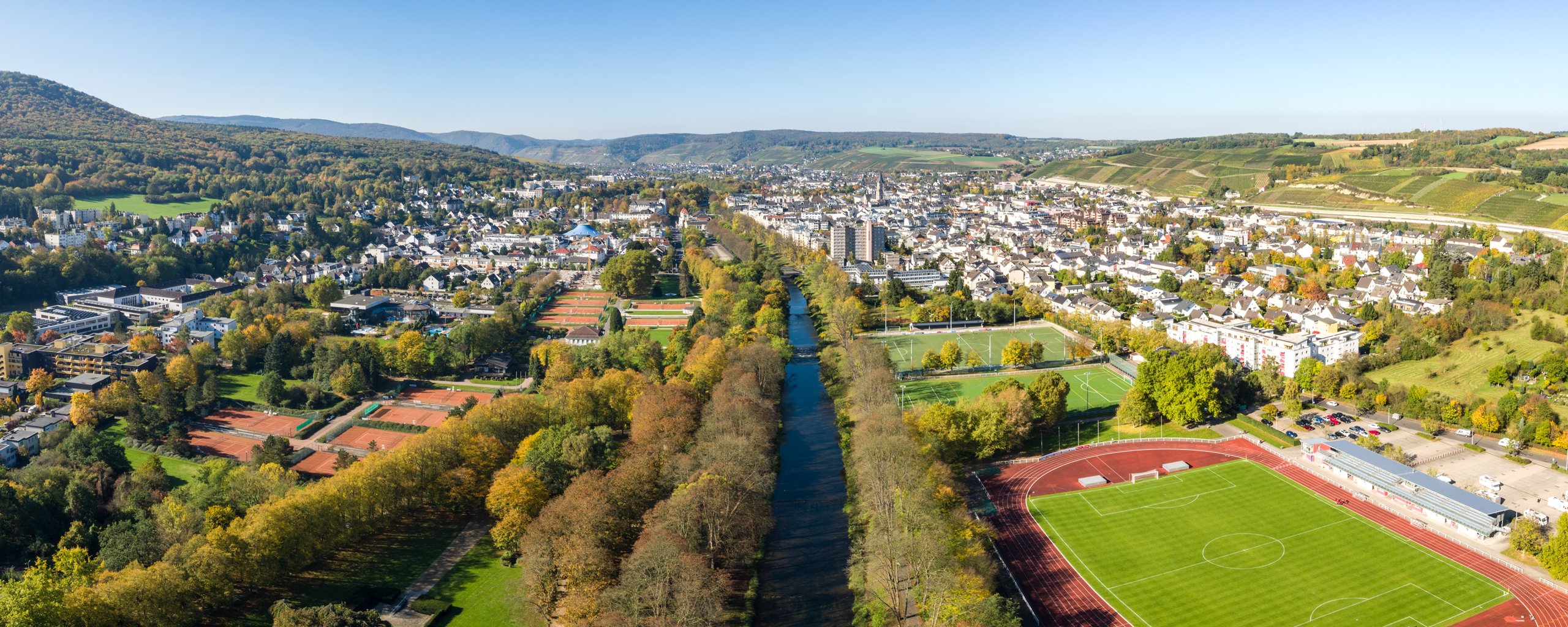 Blick aufs Stadtgebiet